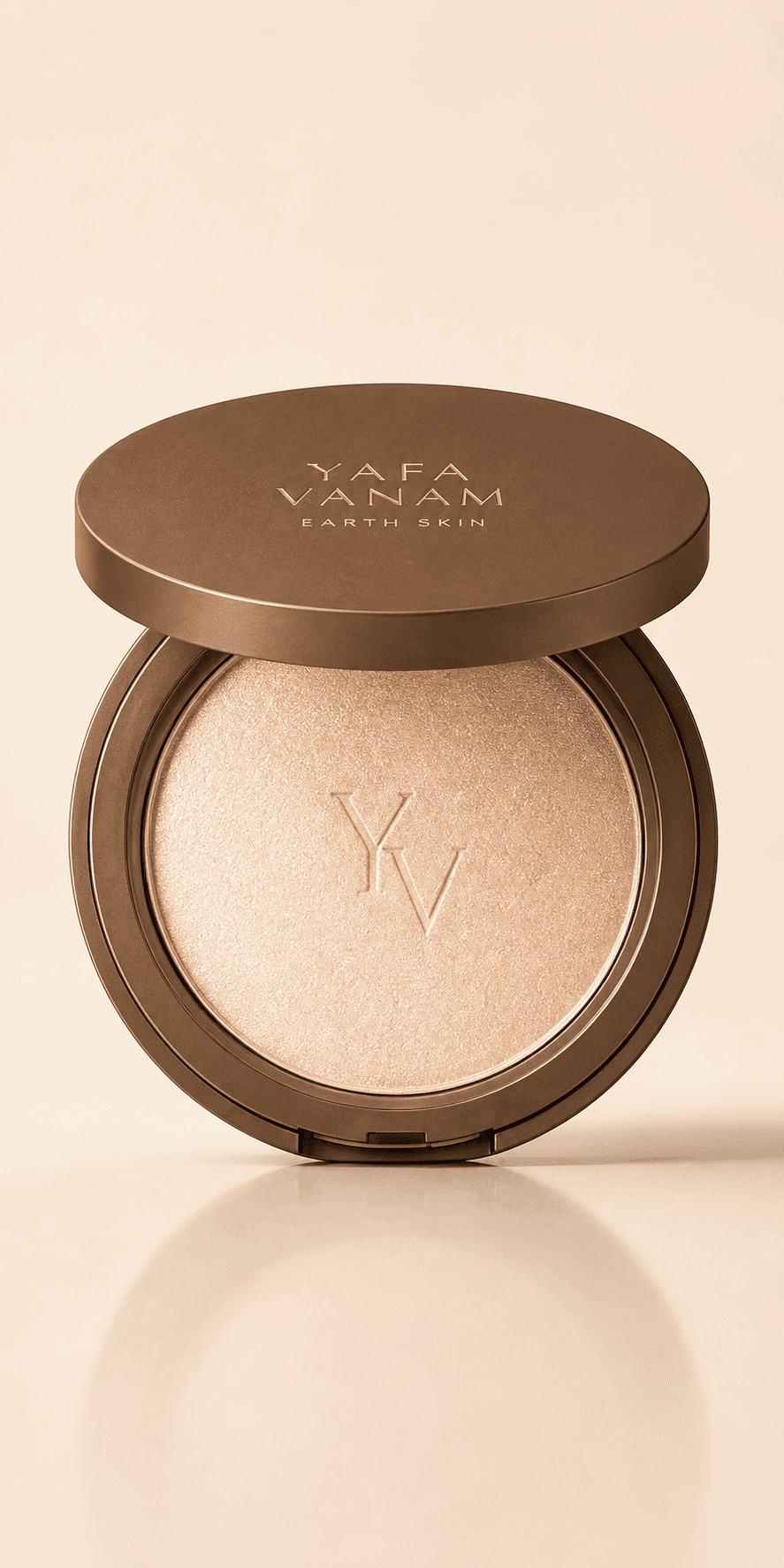 YAFA VANAM Moonbeam Glow Highlighter in shade Pearl Haze